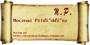 Mocznai Piládész névjegykártya